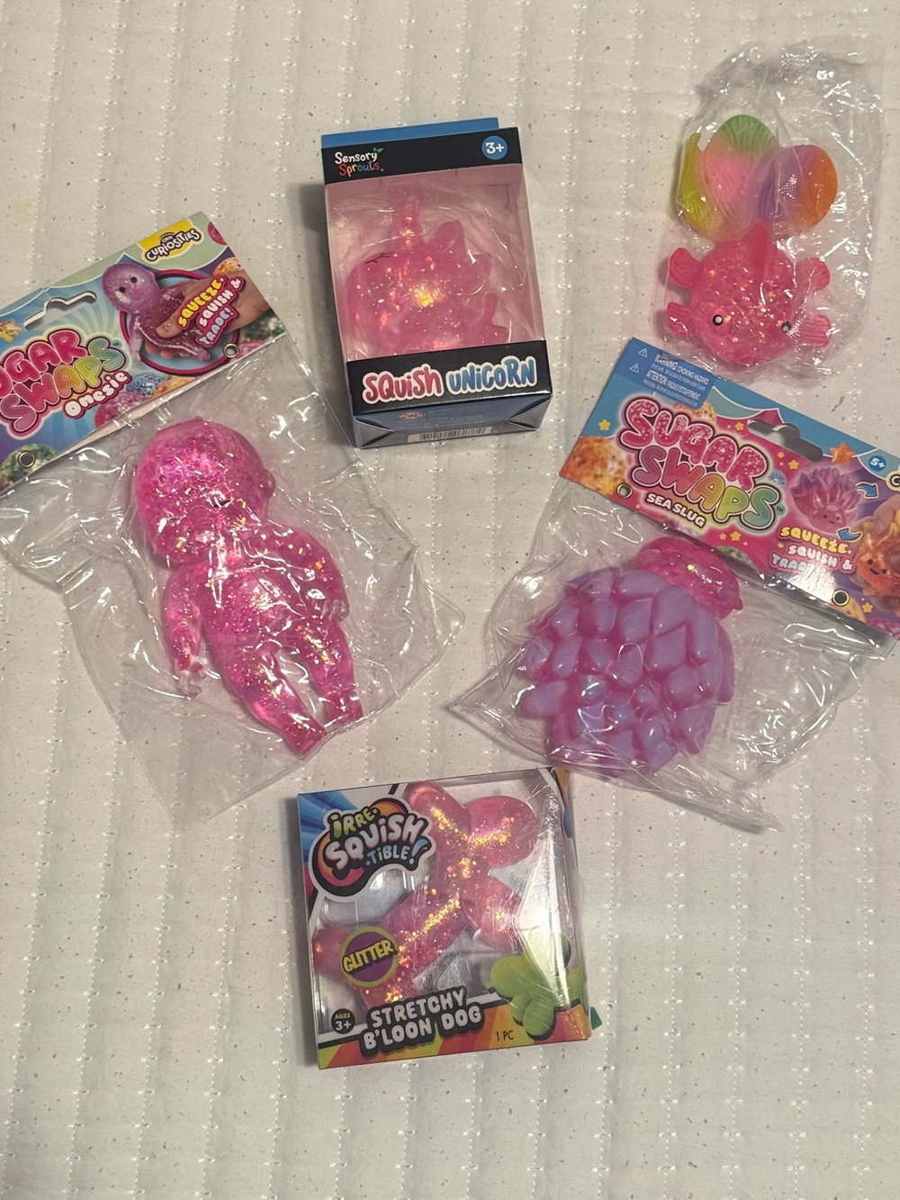 Pink Sugar Squish Bundle of 5!